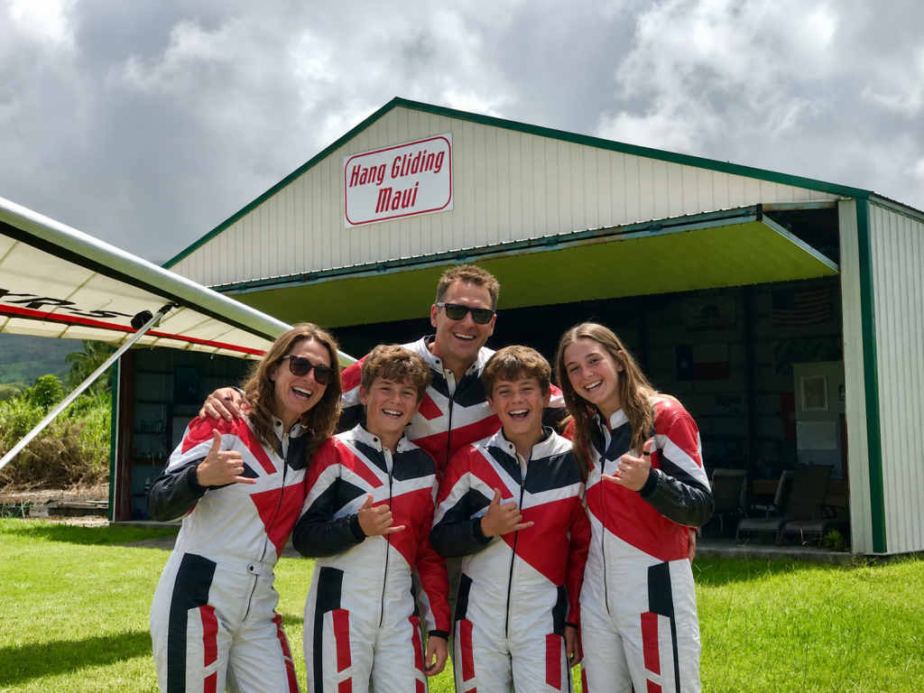 Family Hang Gliding on Maui
